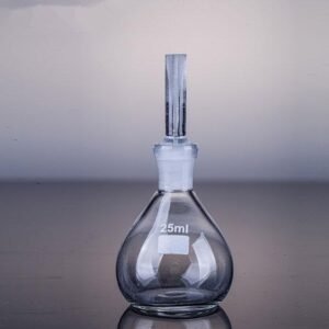 DENSITY BOTTLE, CALIBRATED WITH TEFLON STOPPER